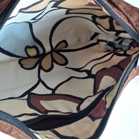 Lisa Lill Cream Brown Hobo Shoulder Bag - Picture 5 of 7
